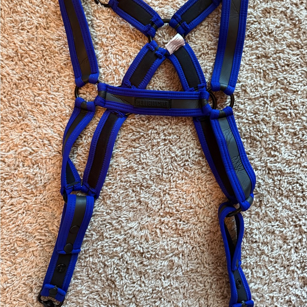 CB13 Blue Adjustable Men's Harness
